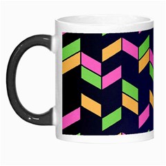 Background Pattern Geometric Pink Yellow Green Morph Mug