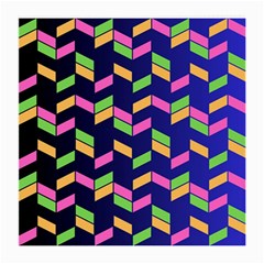 Background Pattern Geometric Pink Yellow Green Medium Glasses Cloth (2 Sides) by Maspions