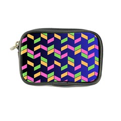 Background Pattern Geometric Pink Yellow Green Coin Purse