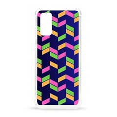 Background Pattern Geometric Pink Yellow Green Samsung Galaxy S20 6 2 Inch Tpu Uv Case