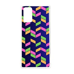 Background Pattern Geometric Pink Yellow Green Samsung Galaxy Note 20 Tpu Uv Case