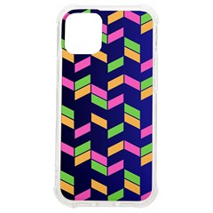 Background Pattern Geometric Pink Yellow Green Iphone 12 Mini Tpu Uv Print Case	 by Maspions