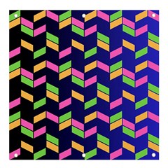 Background Pattern Geometric Pink Yellow Green Banner And Sign 4  X 4  by Maspions