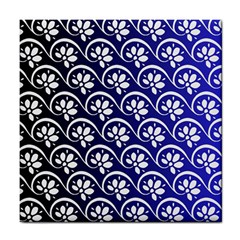 Pattern Floral Flowers Leaves Botanical Tile Coaster