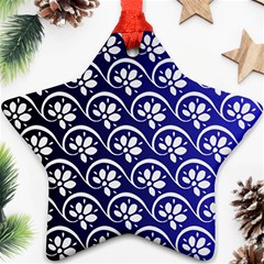 Pattern Floral Flowers Leaves Botanical Ornament (star)