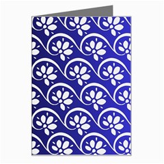 Pattern Floral Flowers Leaves Botanical Greeting Card