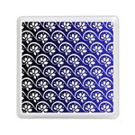 Pattern Floral Flowers Leaves Botanical Memory Card Reader (Square) Front