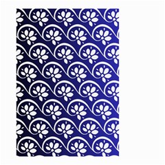 Pattern Floral Flowers Leaves Botanical Small Garden Flag (two Sides)