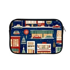 Cars Snow City Landscape Vintage Old Time Retro Pattern Apple Macbook Pro 13  Zipper Case by Maspions