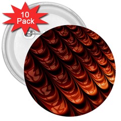 Fractal Frax 3  Buttons (10 Pack)  by Askadina