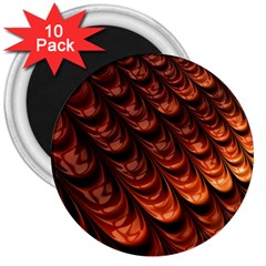 Fractal Frax 3  Magnets (10 Pack)  by Askadina