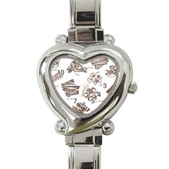 Pasta Mie Spageti Rigatoni Lasagna Heart Italian Charm Watch by Askadina