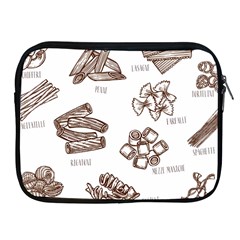 Pasta Mie Spageti Rigatoni Lasagna Apple Ipad 2/3/4 Zipper Cases by Askadina