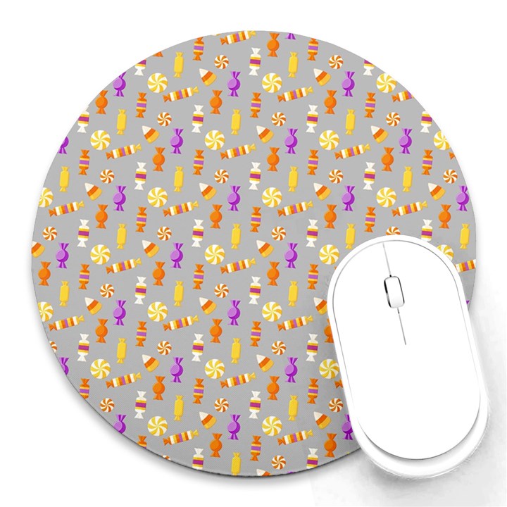 Halloween Candy Round Mousepad