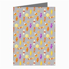 Halloween Candy Greeting Cards (pkg Of 8) by Askadina