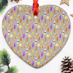 Halloween Candy Heart Ornament (two Sides) by Askadina