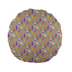 Halloween Candy Standard 15  Premium Round Cushions