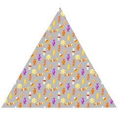 Halloween Candy Wooden Puzzle Triangle by Askadina