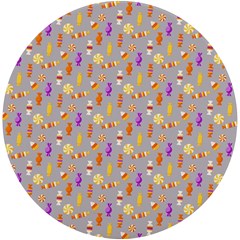 Halloween Candy Uv Print Round Tile Coaster