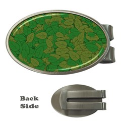 Vectors Leaves Background Plant Money Clips (oval)  by Askadina