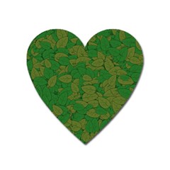 Vectors Leaves Background Plant Heart Magnet by Askadina