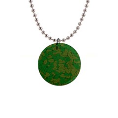 Vectors Leaves Background Plant 1  Button Necklace by Askadina