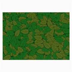 Vectors Leaves Background Plant Large Glasses Cloth (2 Sides) by Askadina