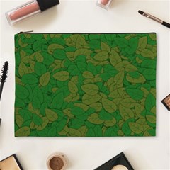 Vectors Leaves Background Plant Cosmetic Bag (xl)