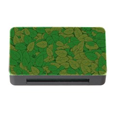 Vectors Leaves Background Plant Memory Card Reader With Cf