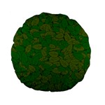 Vectors Leaves Background Plant Standard 15  Premium Flano Round Cushions Front