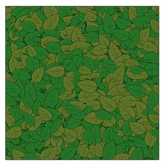 Vectors Leaves Background Plant Square Satin Scarf (36  X 36 )