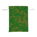 Vectors Leaves Background Plant Lightweight Drawstring Pouch (L) Front