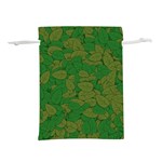 Vectors Leaves Background Plant Lightweight Drawstring Pouch (L) Back