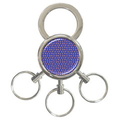 Cute Sketchy Monsters Motif Pattern 3-ring Key Chain by dflcprintsclothing