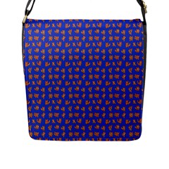 Cute Sketchy Monsters Motif Pattern Flap Closure Messenger Bag (l) by dflcprintsclothing