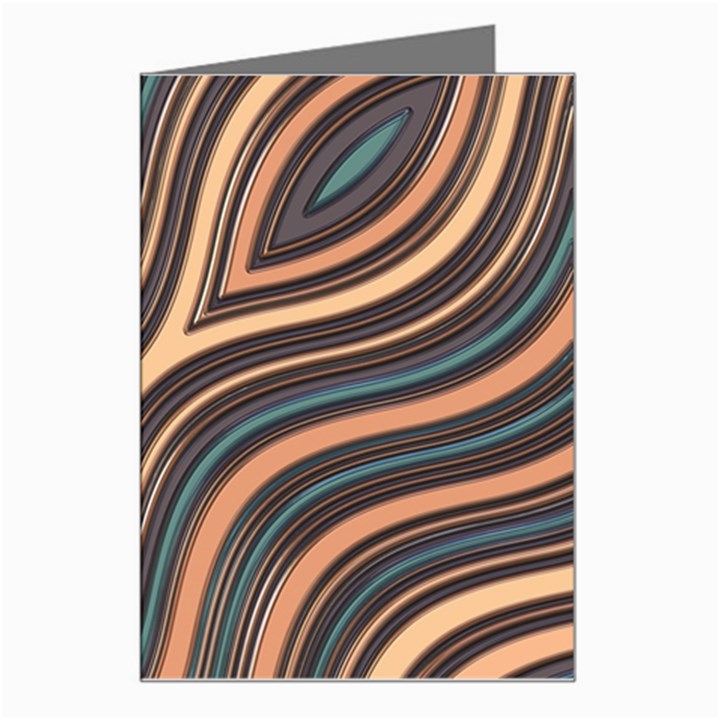 Illustration Background Metalizer Art Glass Greeting Card