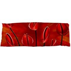 Flowers Red Body Pillow Case Dakimakura (two Sides) by Askadina