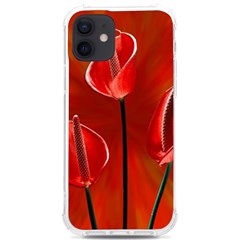 Flowers Red Iphone 12/12 Pro Tpu Uv Print Case by Askadina