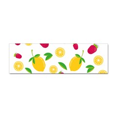 Strawberry Lemons Fruit Sticker (bumper) by Askadina