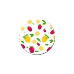 Strawberry Lemons Fruit Golf Ball Marker (4 Pack) by Askadina