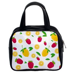 Strawberry Lemons Fruit Classic Handbag (two Sides) by Askadina