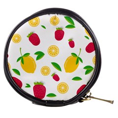 Strawberry Lemons Fruit Mini Makeup Bag by Askadina