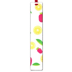 Strawberry Lemons Fruit Large Book Marks by Askadina