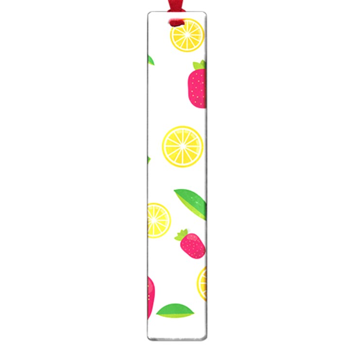 Strawberry Lemons Fruit Large Book Marks