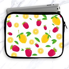 Strawberry Lemons Fruit Apple Ipad 2/3/4 Zipper Cases by Askadina