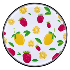 Strawberry Lemons Fruit Wireless Fast Charger(black) by Askadina