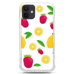 Strawberry Lemons Fruit Iphone 12 Mini Tpu Uv Print Case	 by Askadina