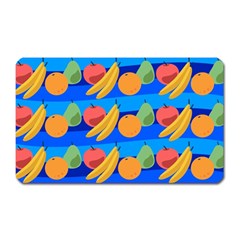 Fruit Texture Wave Fruits Magnet (rectangular) by Askadina