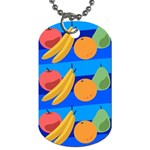 Fruit Texture Wave Fruits Dog Tag (One Side) Front