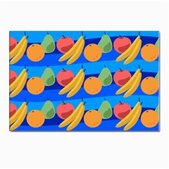 Fruit Texture Wave Fruits Postcard 4 x 6  (pkg Of 10) by Askadina